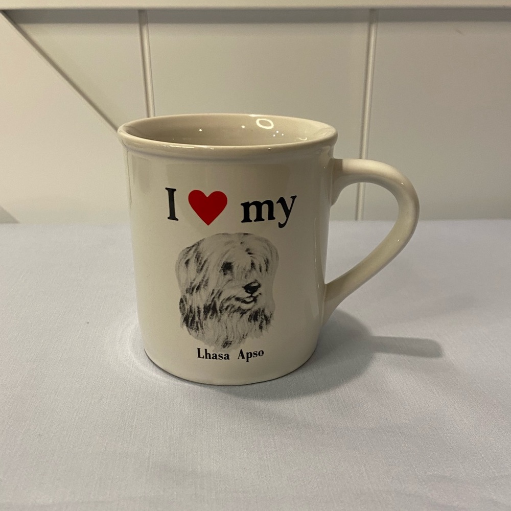Papel Inc I love my Lhasa Apso mug